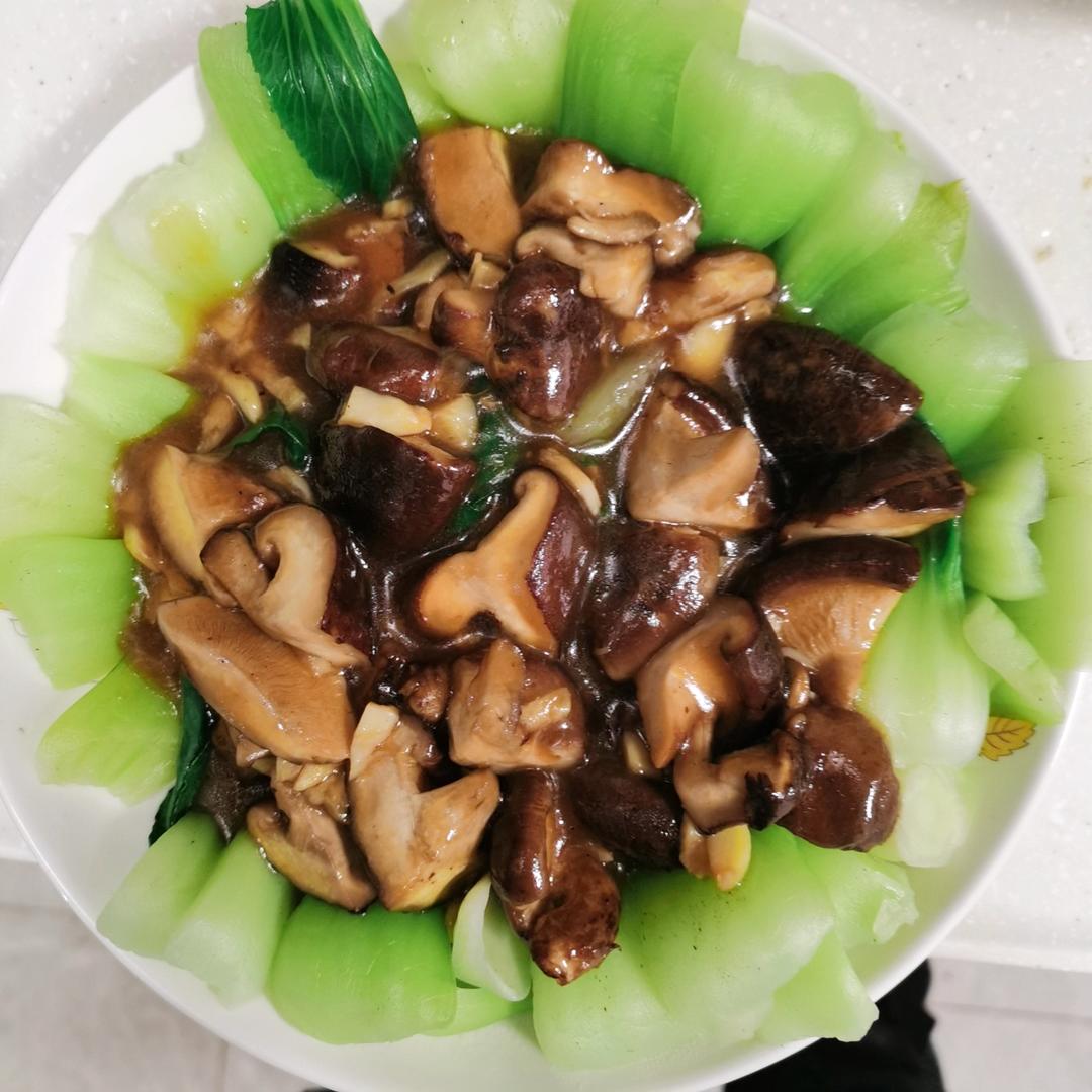 补钙冠军香菇油菜（附详细步骤）