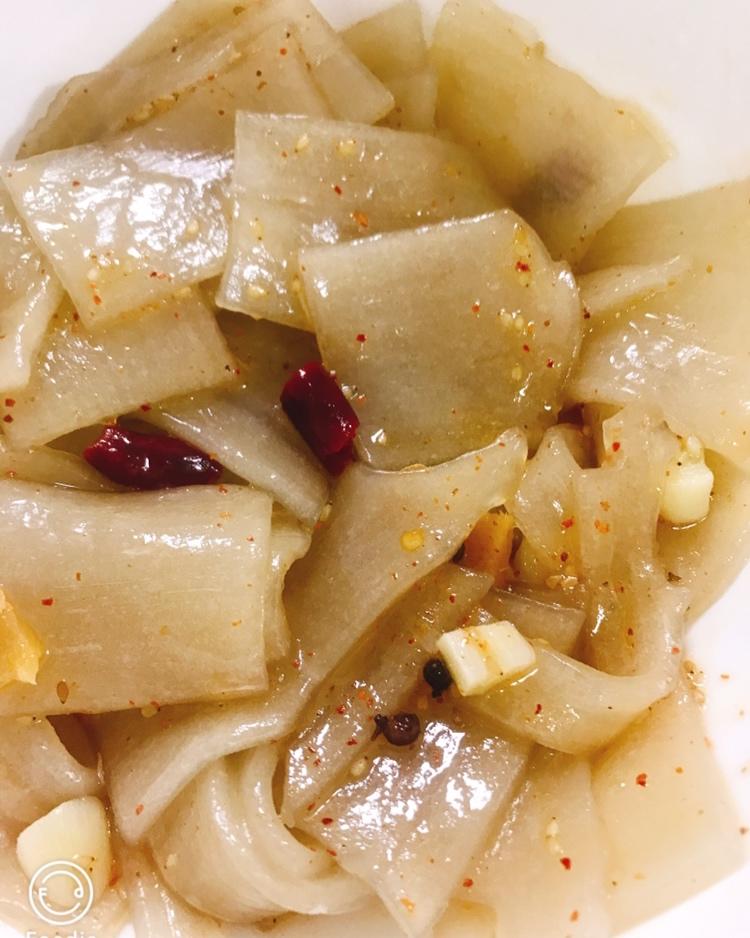 因你而在1307君做的素炒宽粉