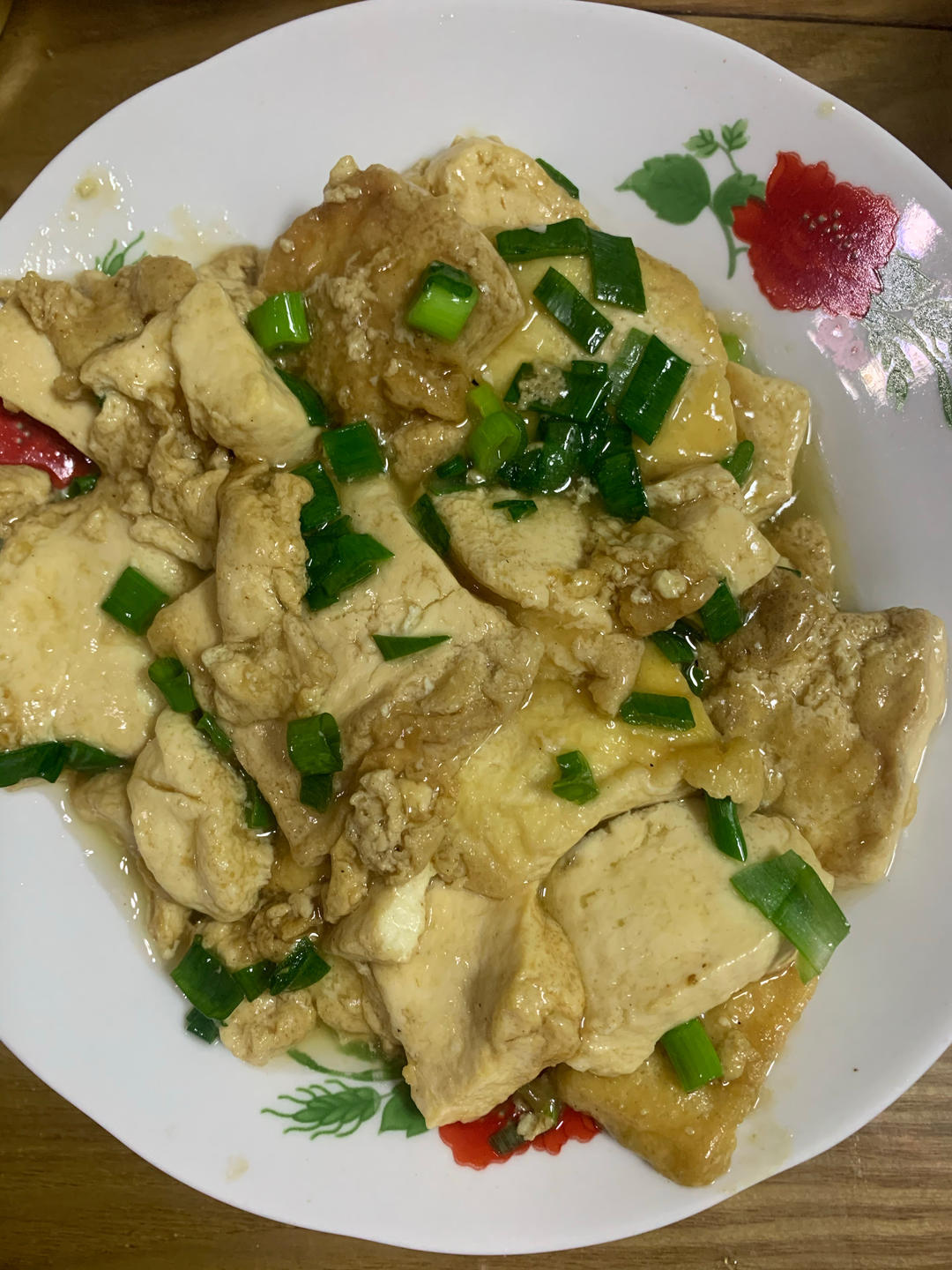 大葱烧豆腐