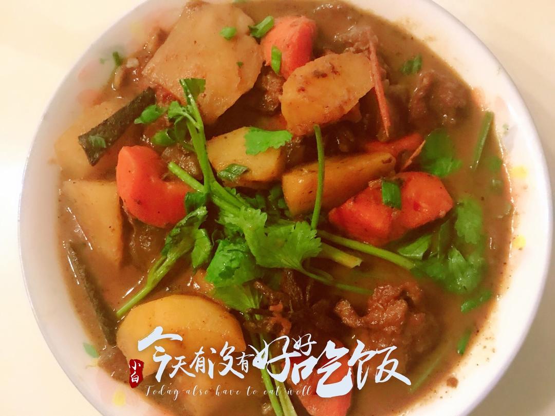 番茄土豆炖牛腩