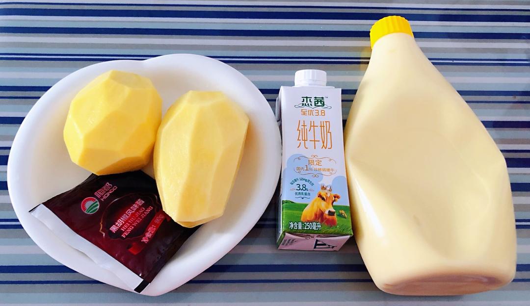 纯奶手撕吐司的做法 步骤1