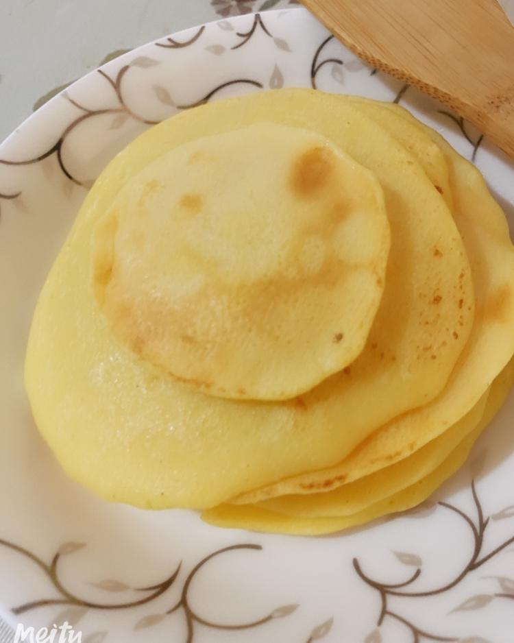 玉米面小饼  简单早餐
