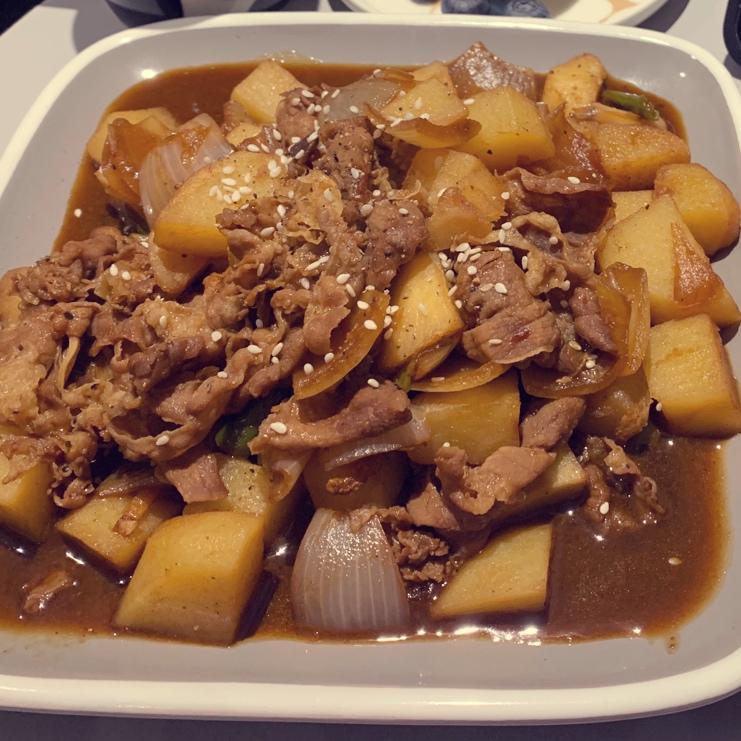 好吃到舔碗底的土豆肥牛拌饭