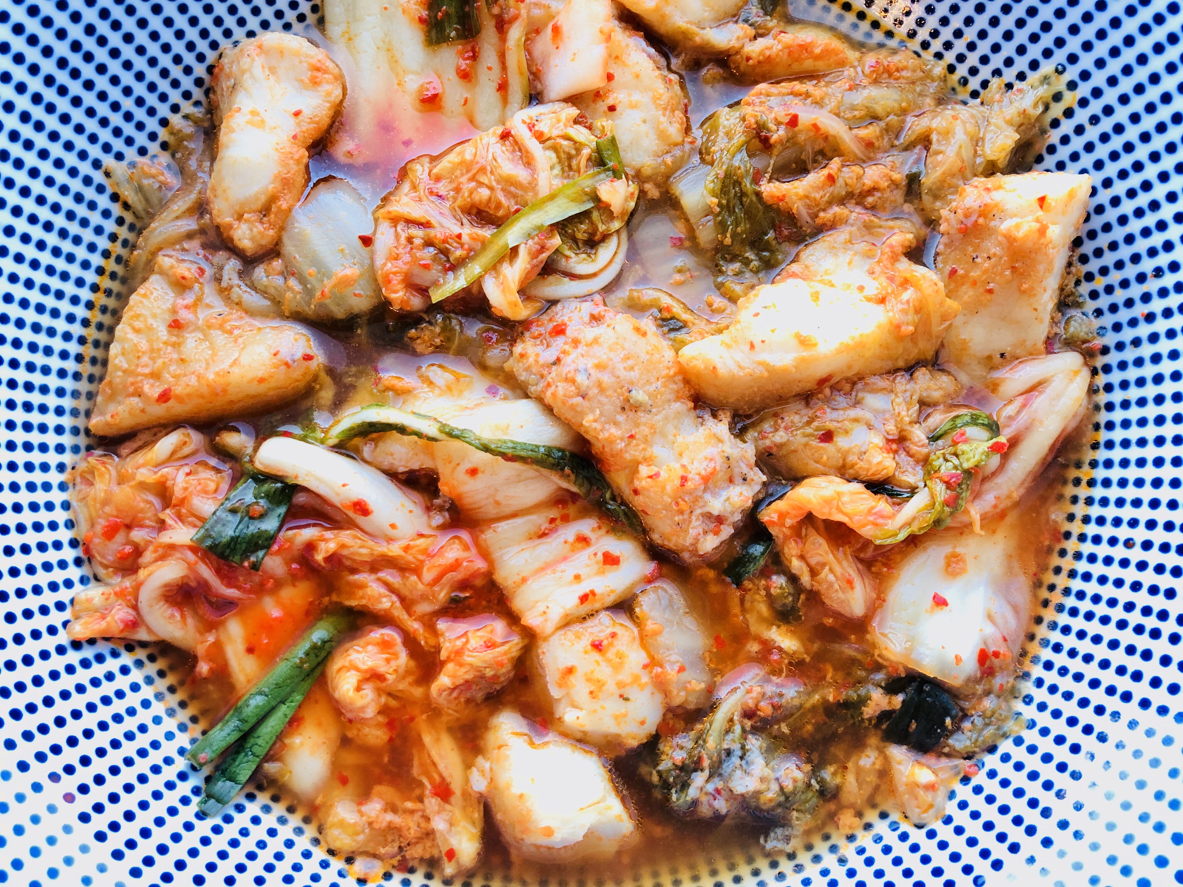 快手泡菜鱼（韩国辣白菜）的做法