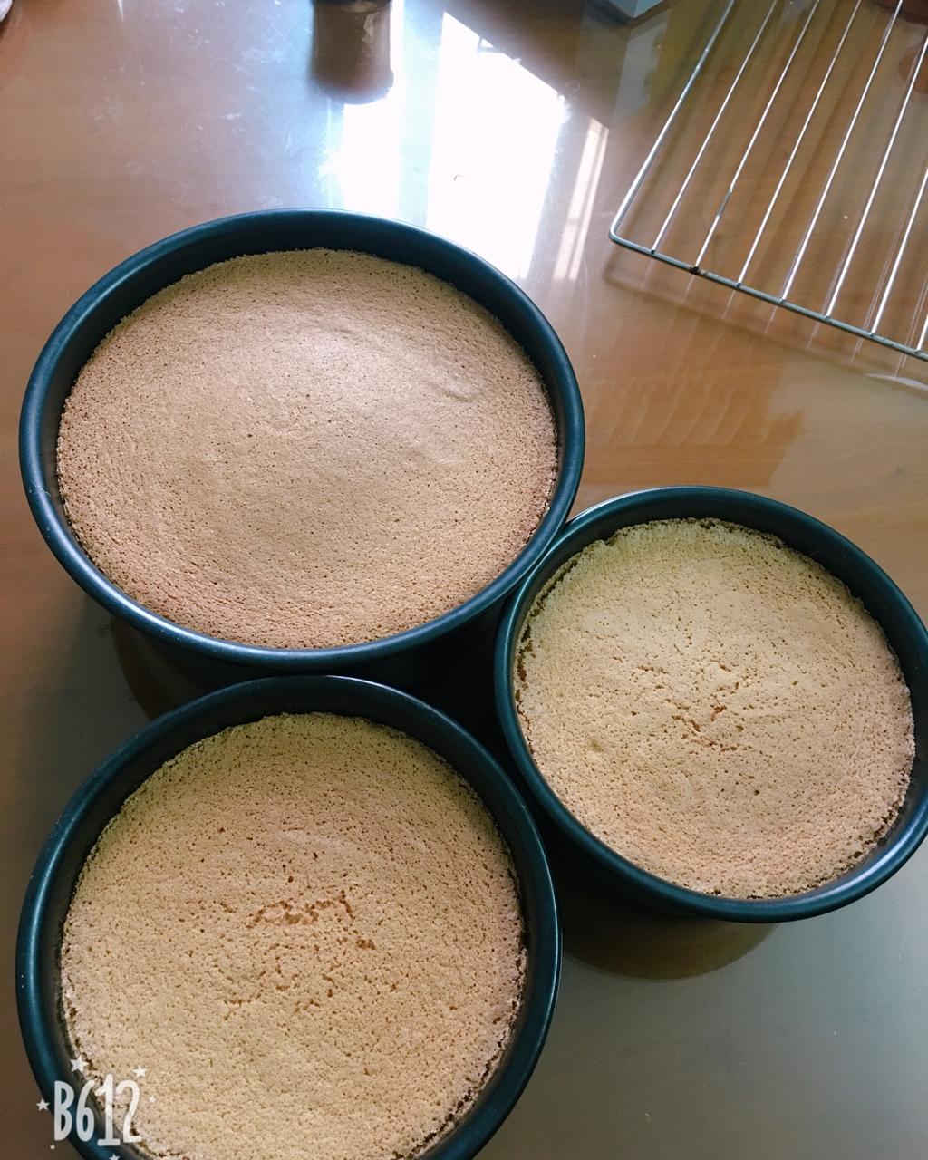 6寸戚风蛋糕（2蛋）