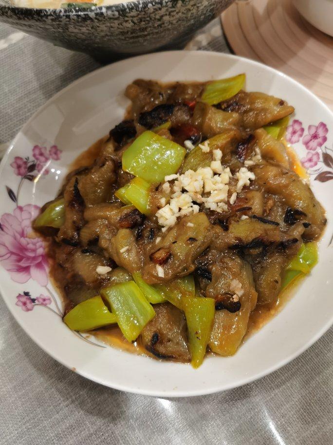 茄子🍆炒青椒