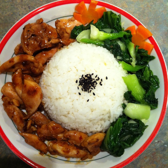 红烧鸡腿饭