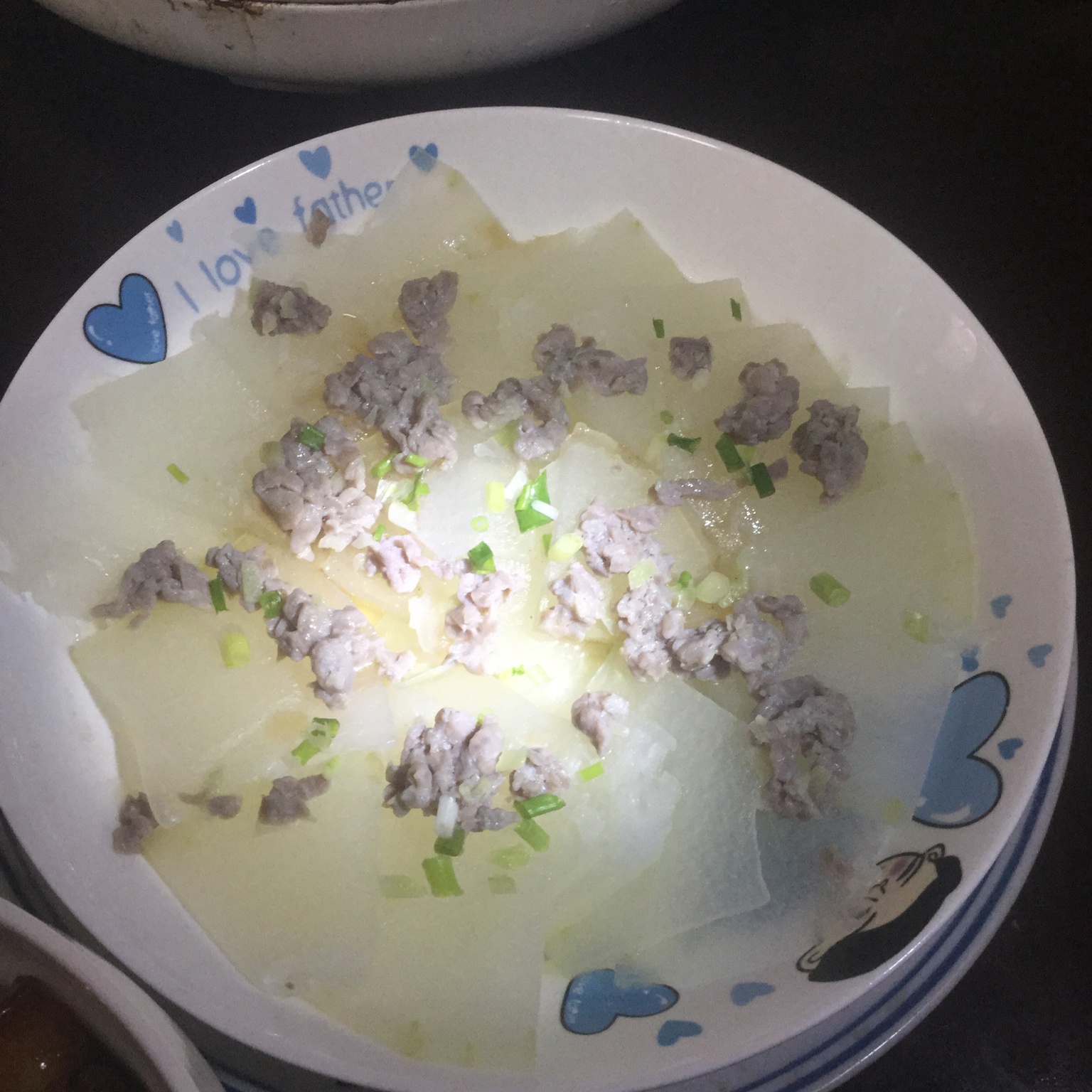 肉末蒸冬瓜