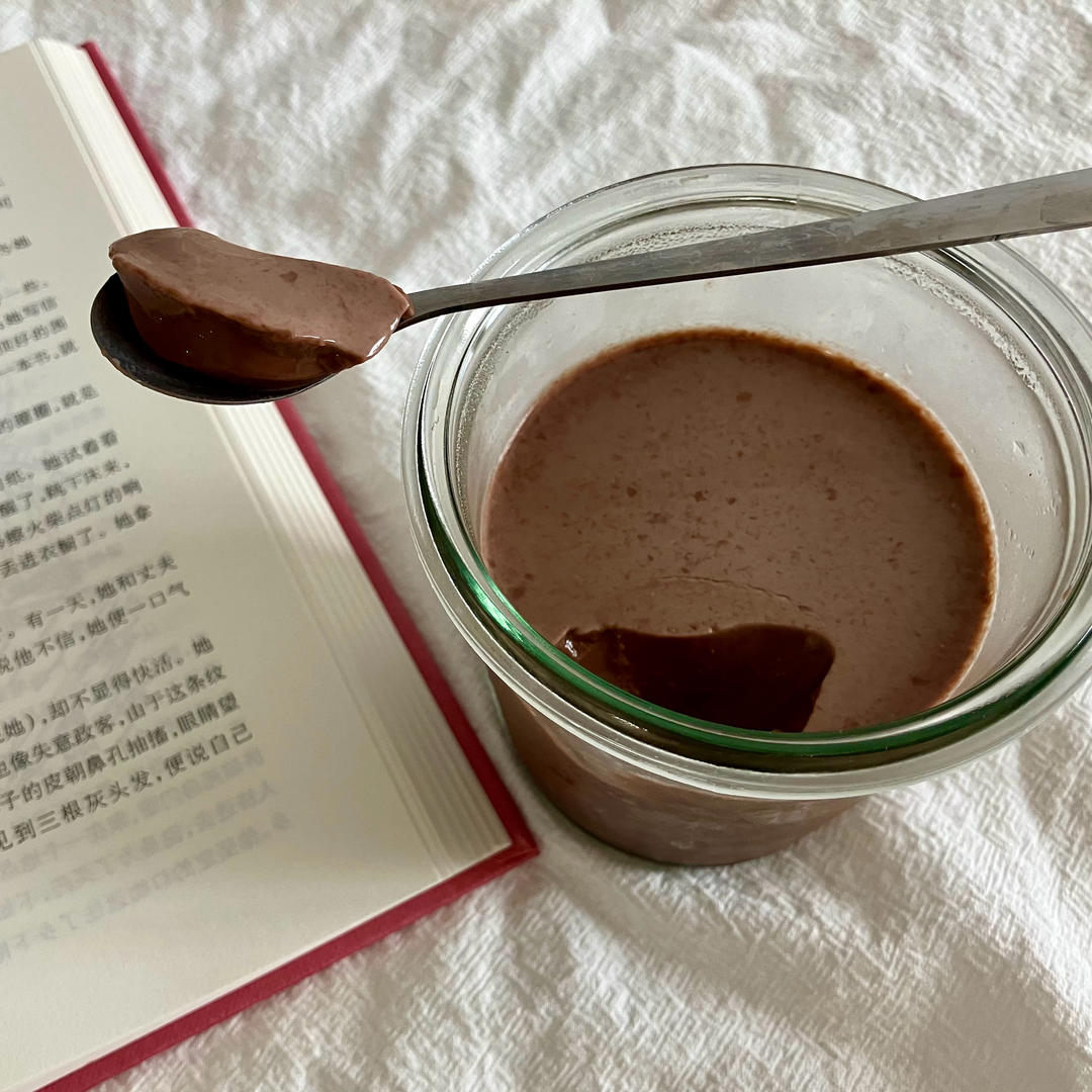 丝滑巧克力布丁Chocolate Panna Cotta（不用烤箱超简单）