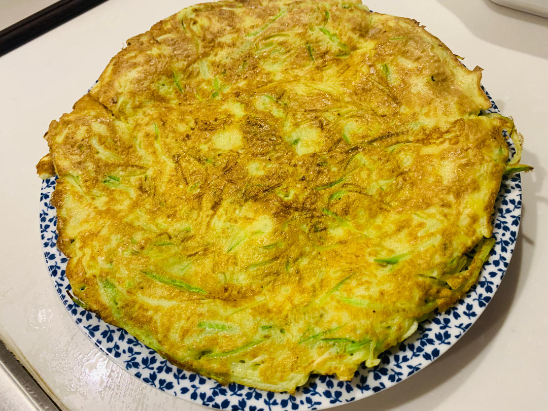 西葫芦鸡蛋饼（快手早餐）糊塌子