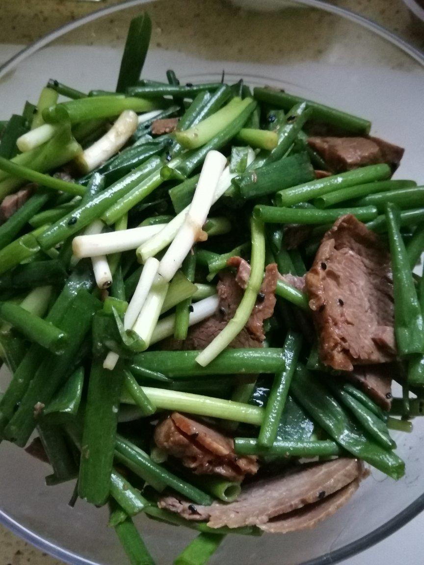 葱拌酱牛肉
