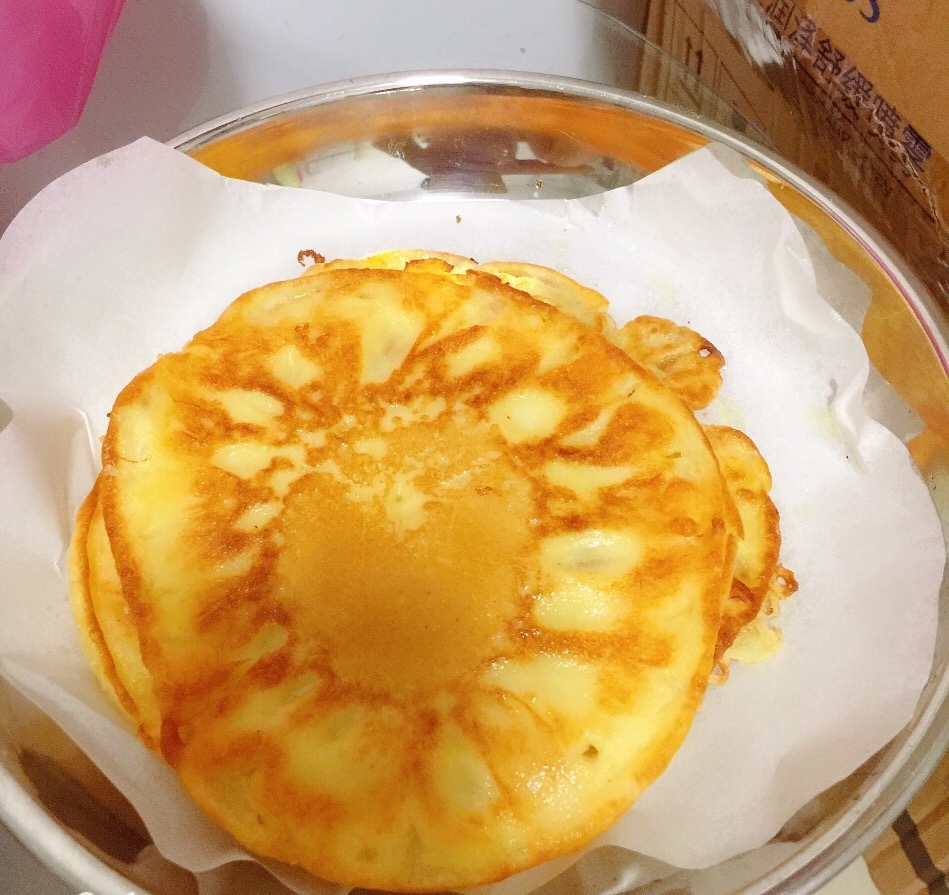 奶香葱花蛋饼（低筋面粉版）