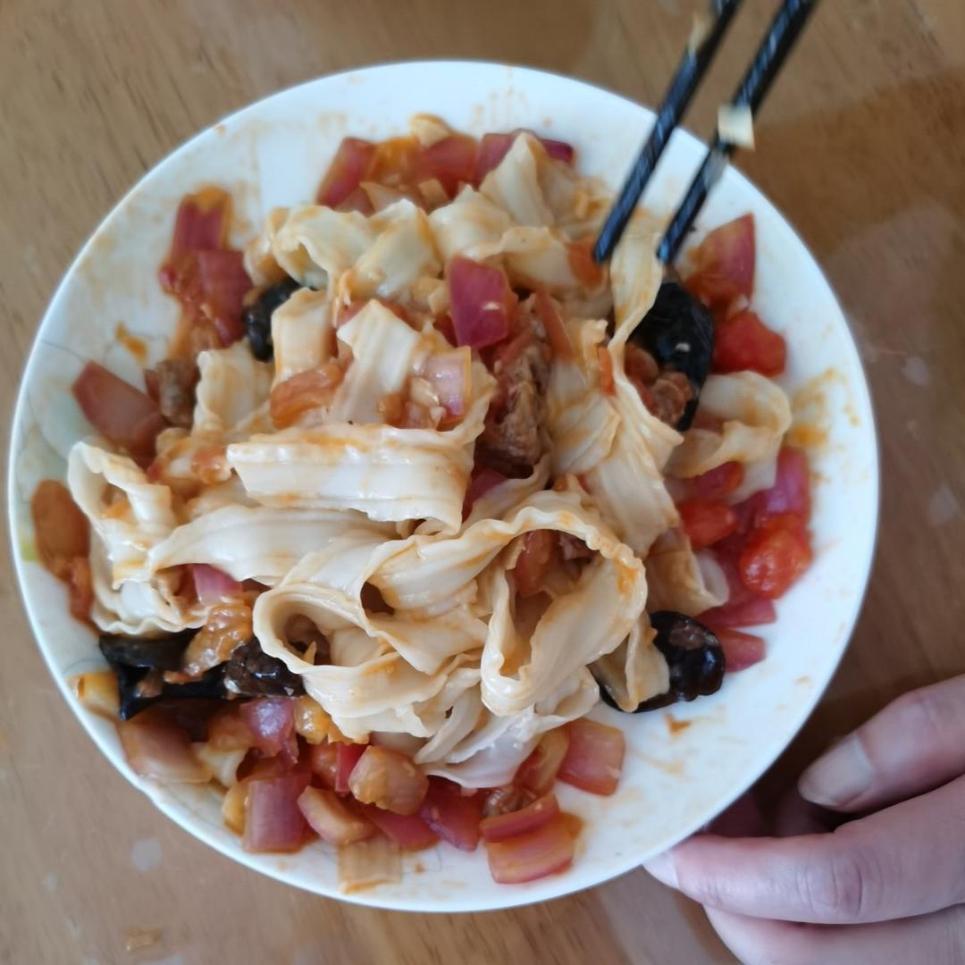 番茄肉酱意面