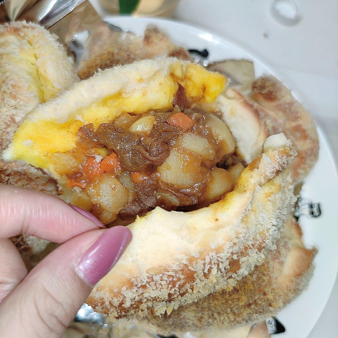 免油炸烘烤日式咖喱面包