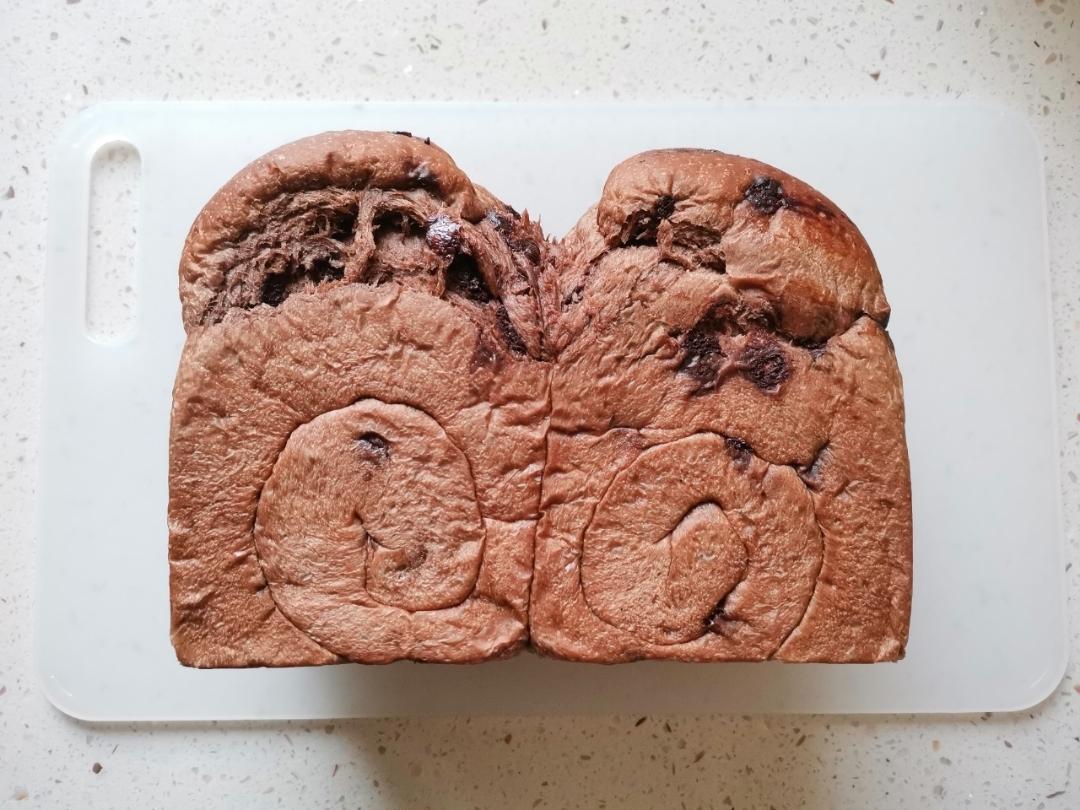 奶油巧克力吐司