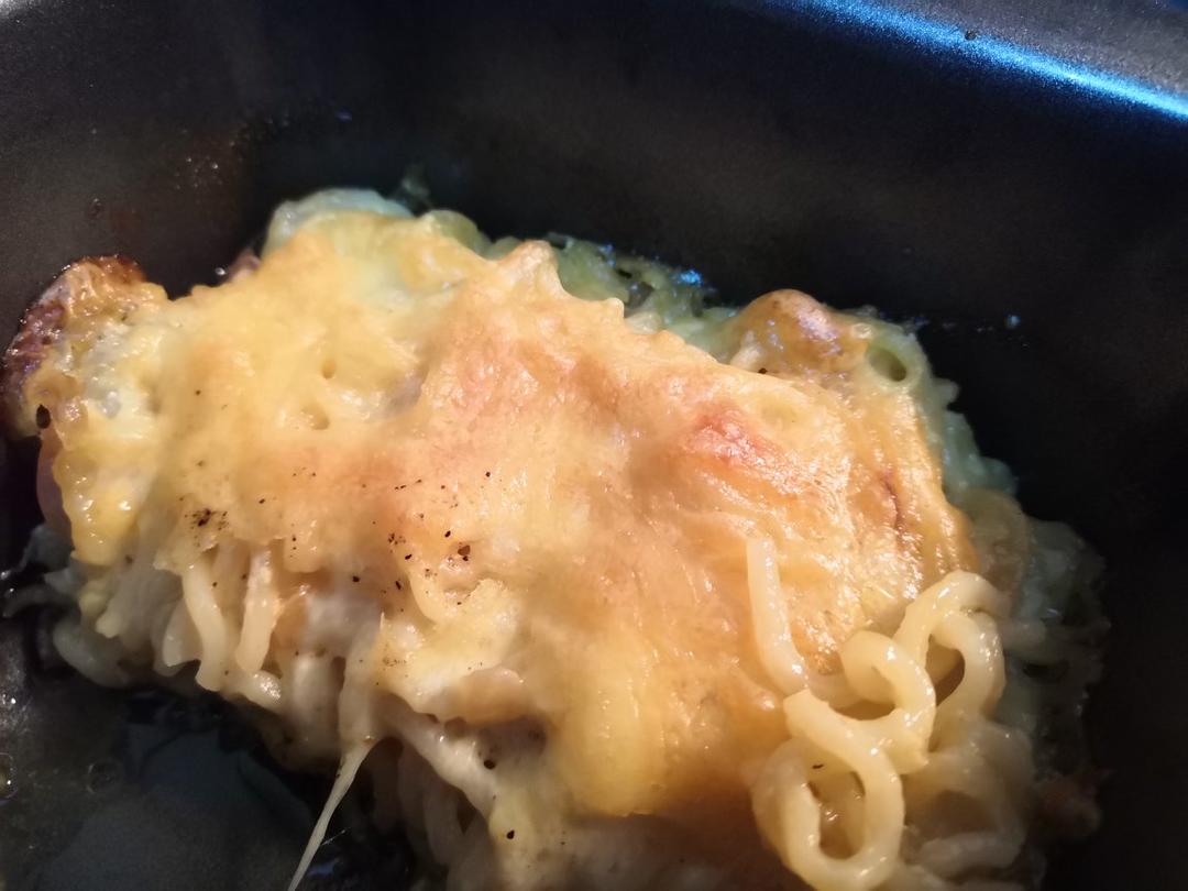 跟着白老师学的培根奶油意面
