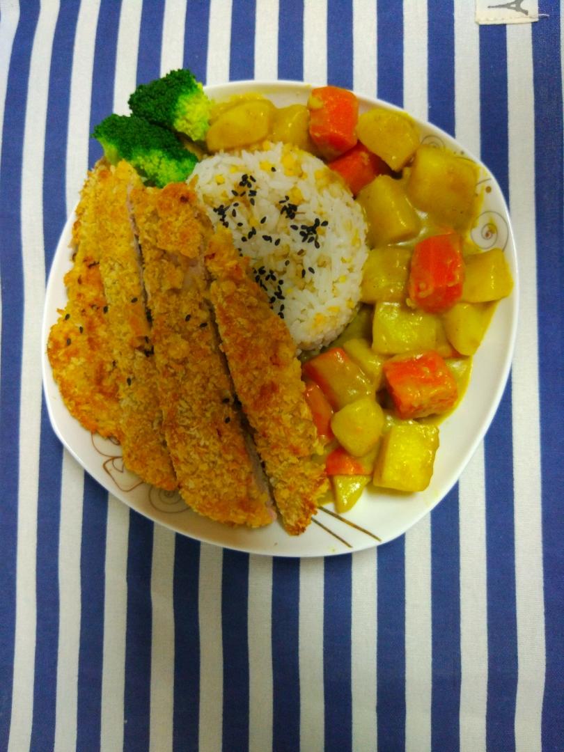 炸猪排咖喱饭