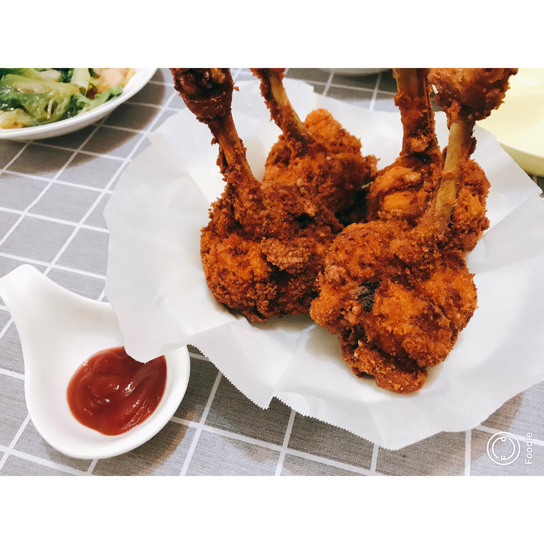 不用炸鸡粉也可以炸出酥脆炸鸡腿