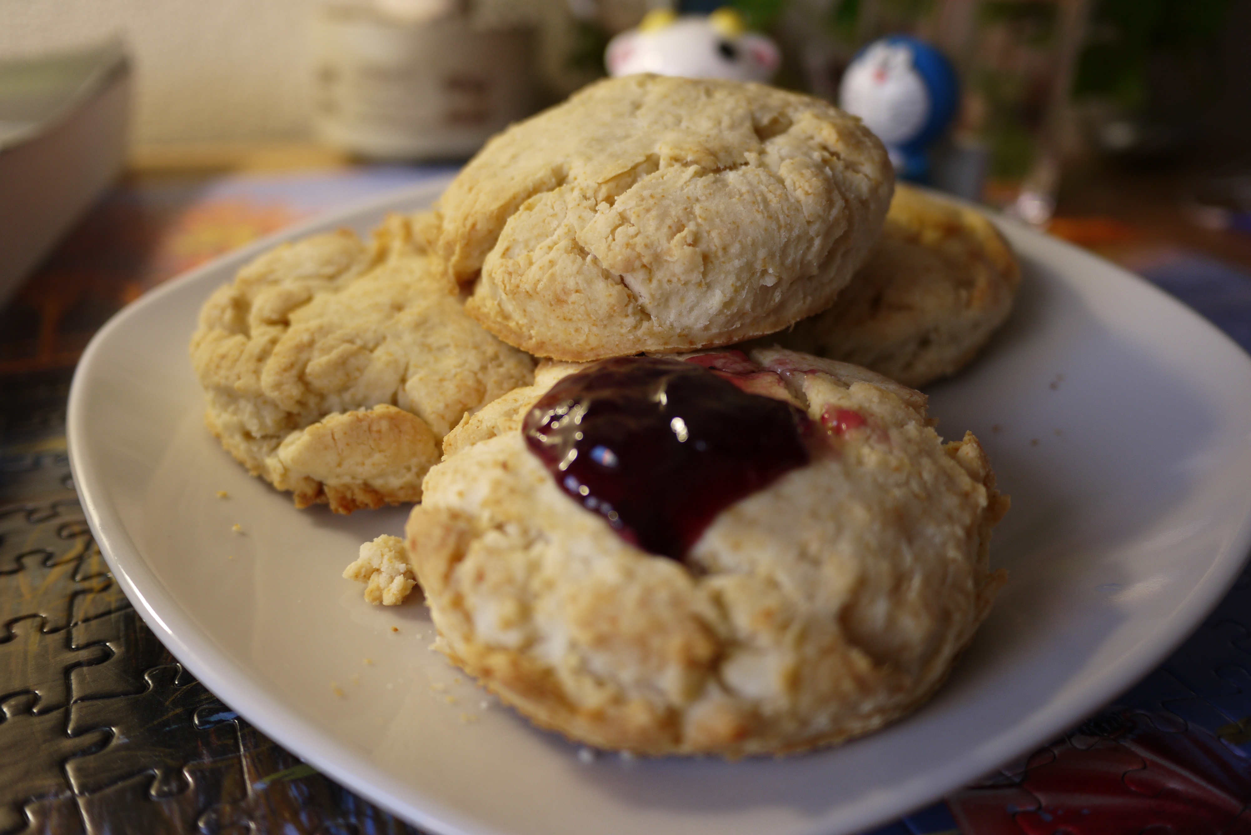 极简奶油松饼/Cream Biscuits（scones）