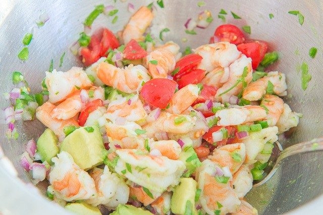 牛油果虾仁沙拉（Shrimp Avocado Salad）的做法 步骤4