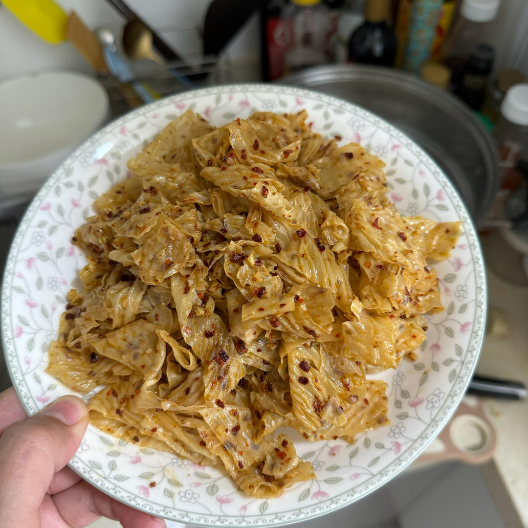 自制花蝴蝶辣条（豆皮）