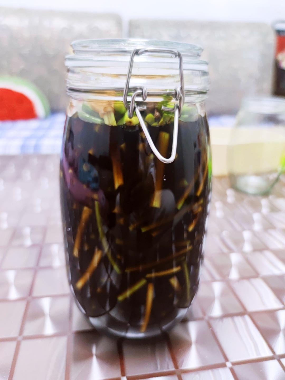 妈妈牌腌蒜苔