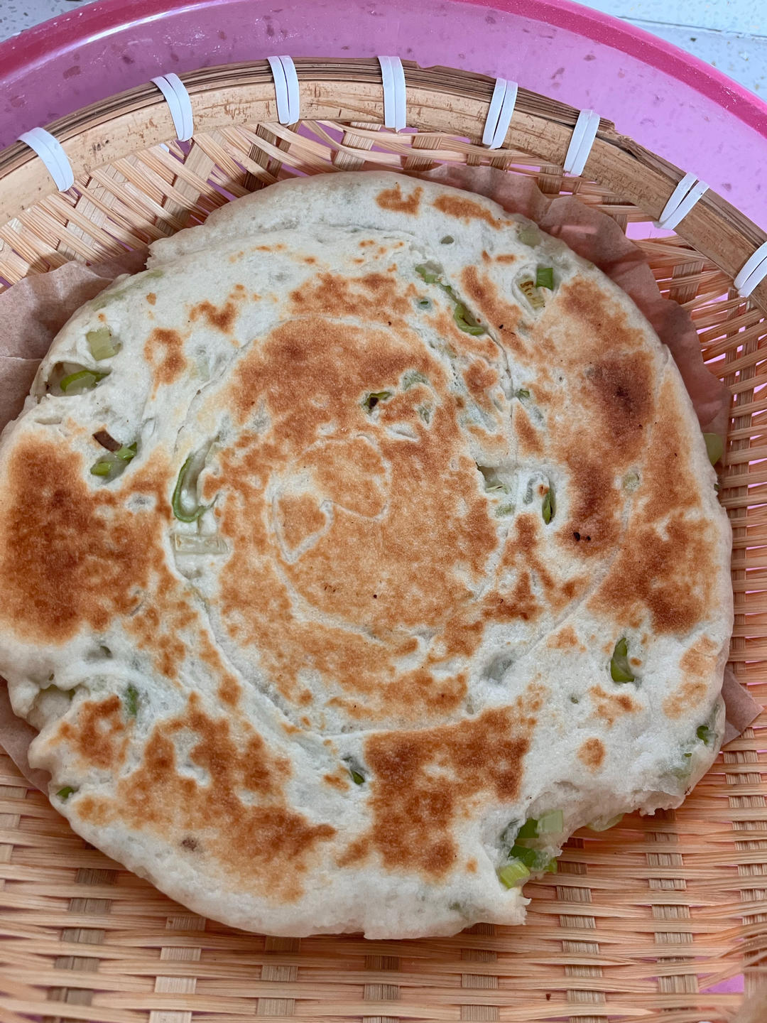 葱油饼～发面