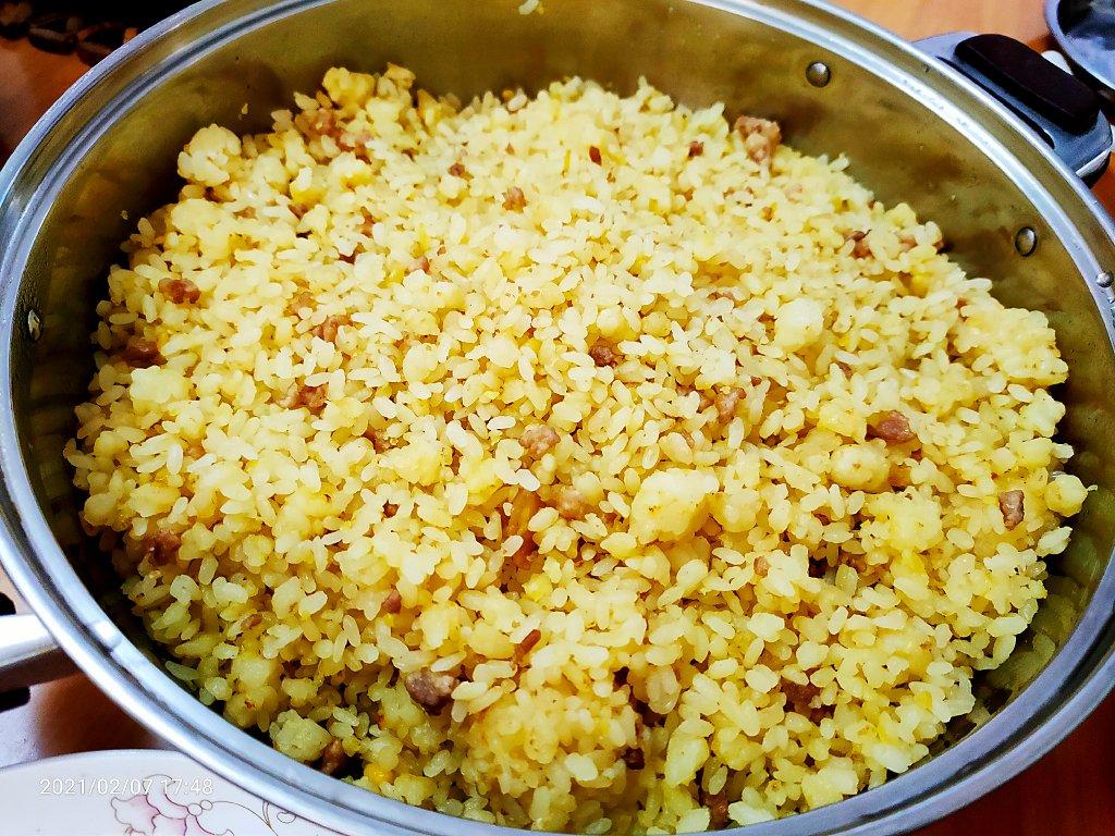 绿豆糯米饭