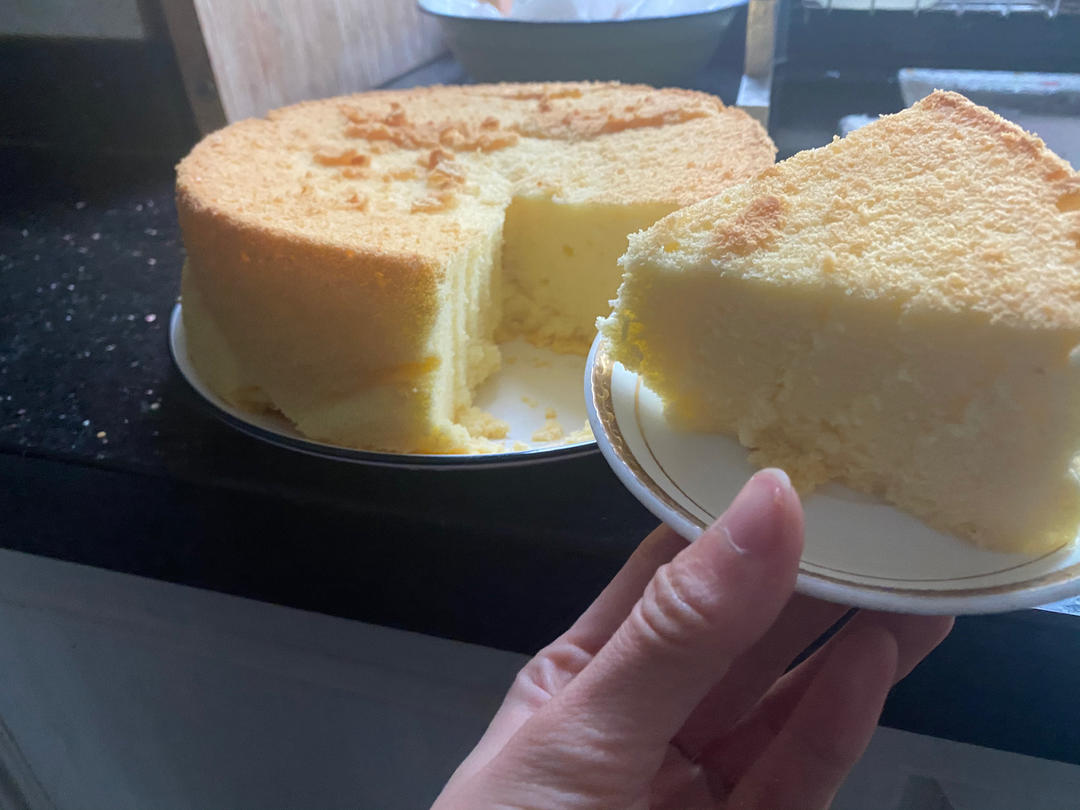 超级柔软香而不腻的（5寸6寸8寸）淡奶油戚风蛋糕