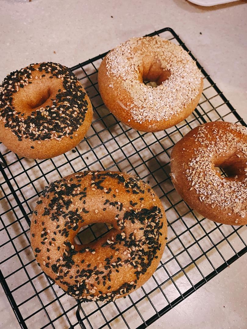 100%天然酵母贝果 - sourdough bagels