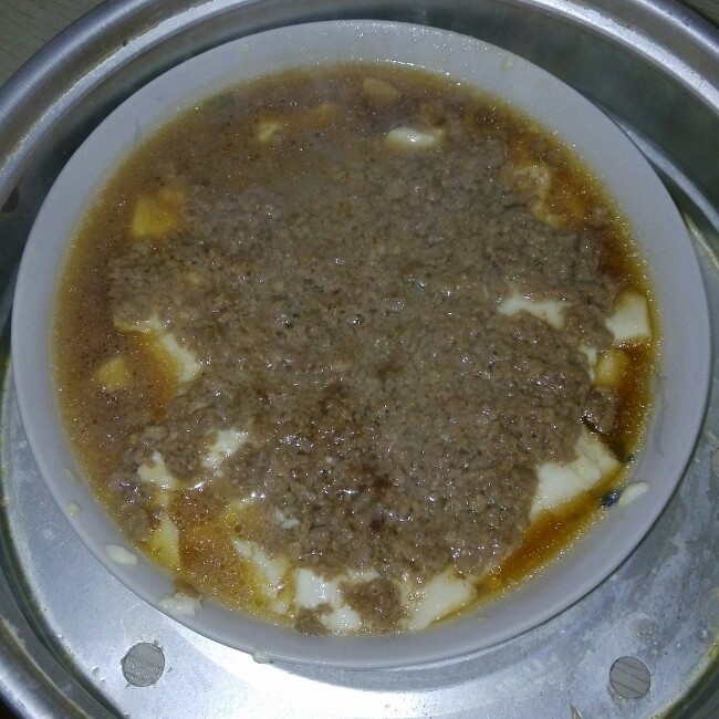 肉末蒸豆腐