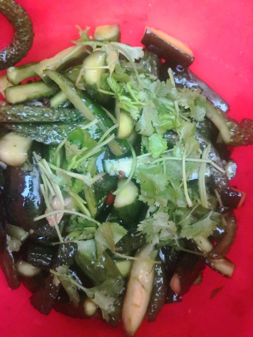 鲜辣脆腌黄瓜🥒（下饭菜）