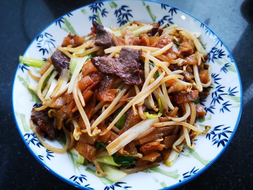 干炒牛河，不颠锅，不粘锅的小窍门