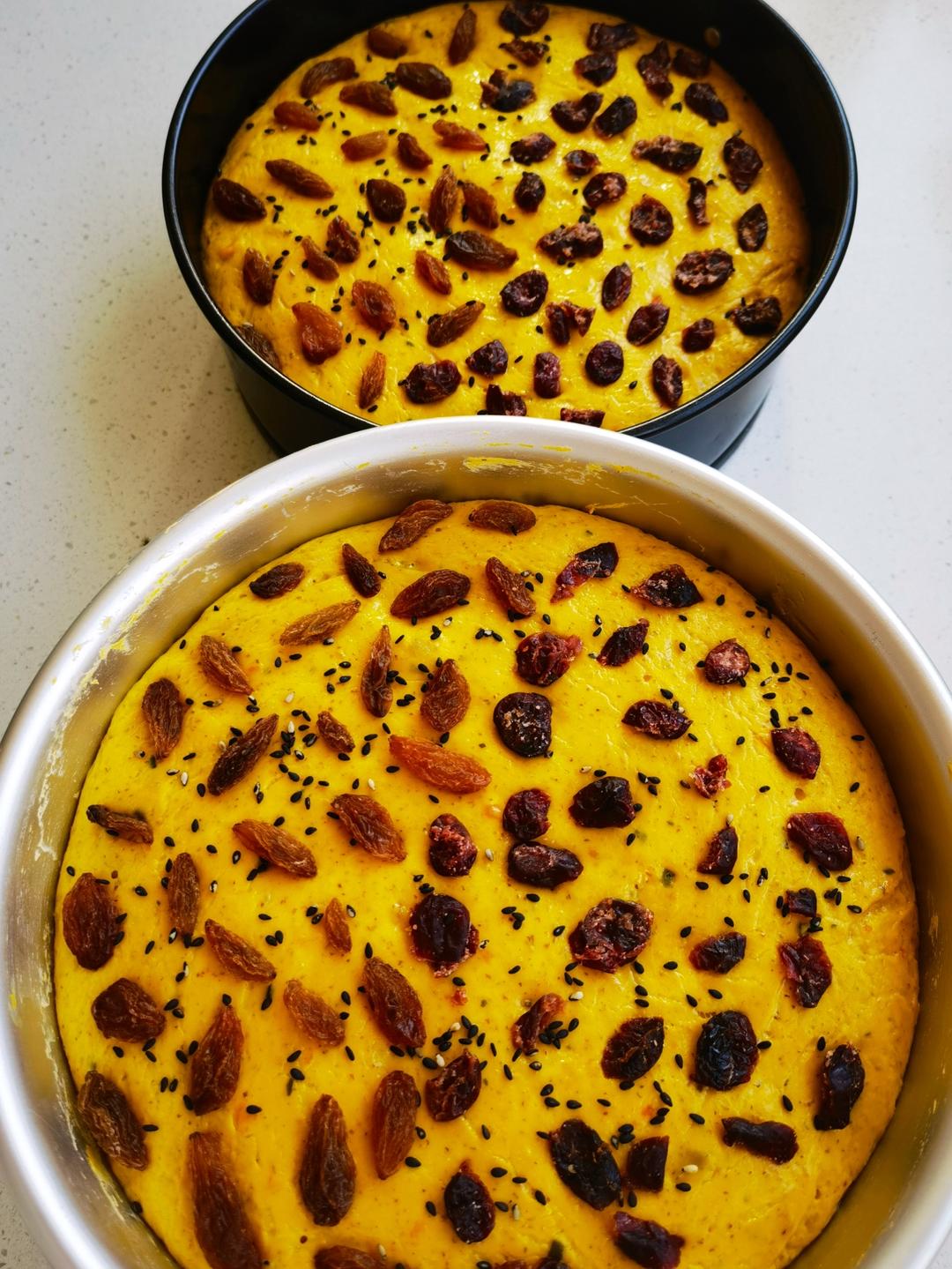 南瓜发糕 Steamed Pumpkin Cake