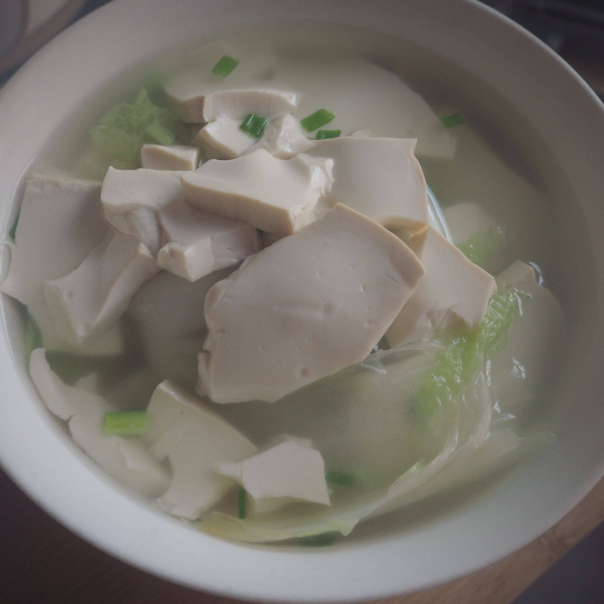 白菜豆腐汤