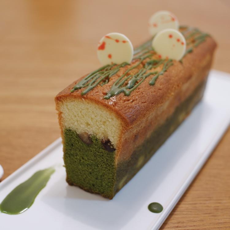 抹茶黑豆之双色磅蛋糕<熊谷裕子>
