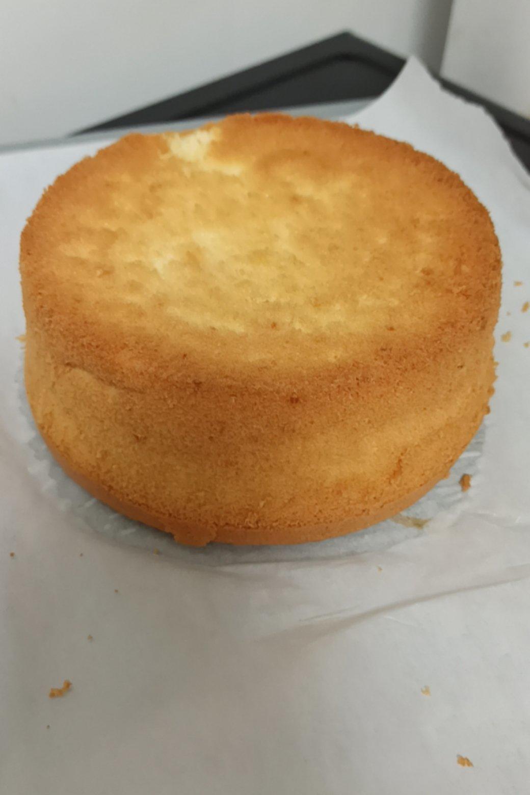 6寸戚风蛋糕胚 不回缩不塌陷0失败