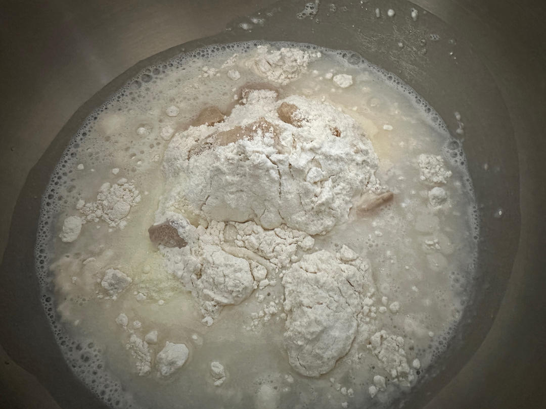 纯奶手撕吐司的做法 步骤1