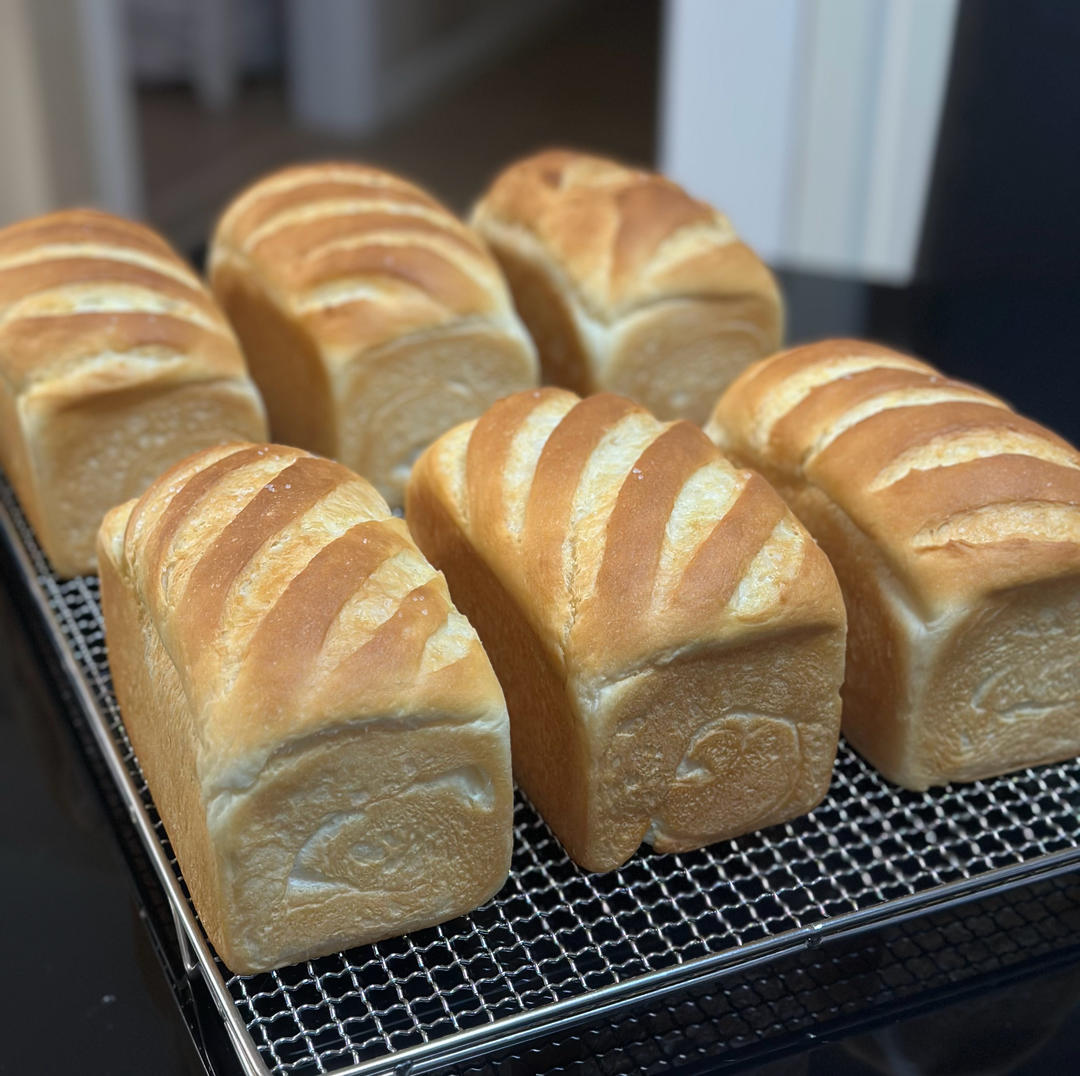 口感妙啊~高含量鲜奶糯米汤种吐司