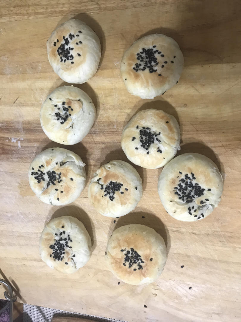 无需烤箱‼️酥掉渣的绿豆饼㊙️解锁三口味