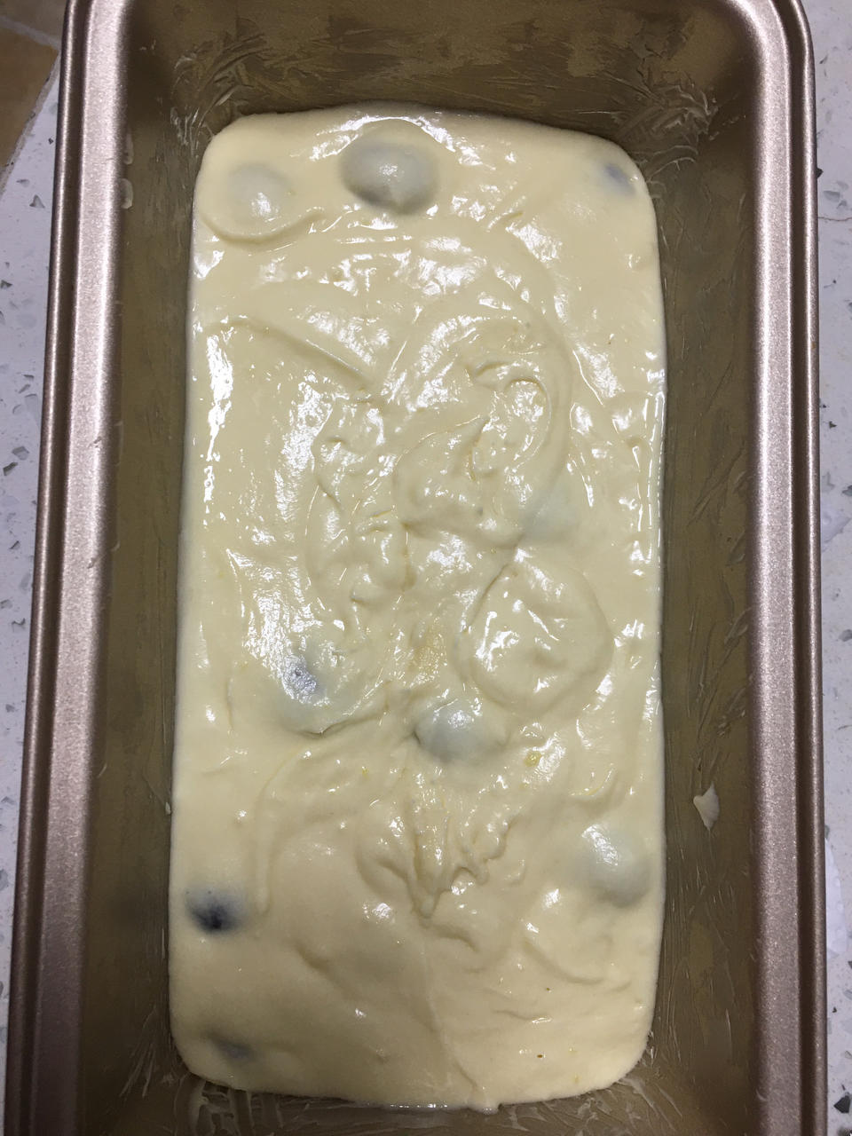 丰富的香气——柠檬蓝莓意式奶酪磅蛋糕