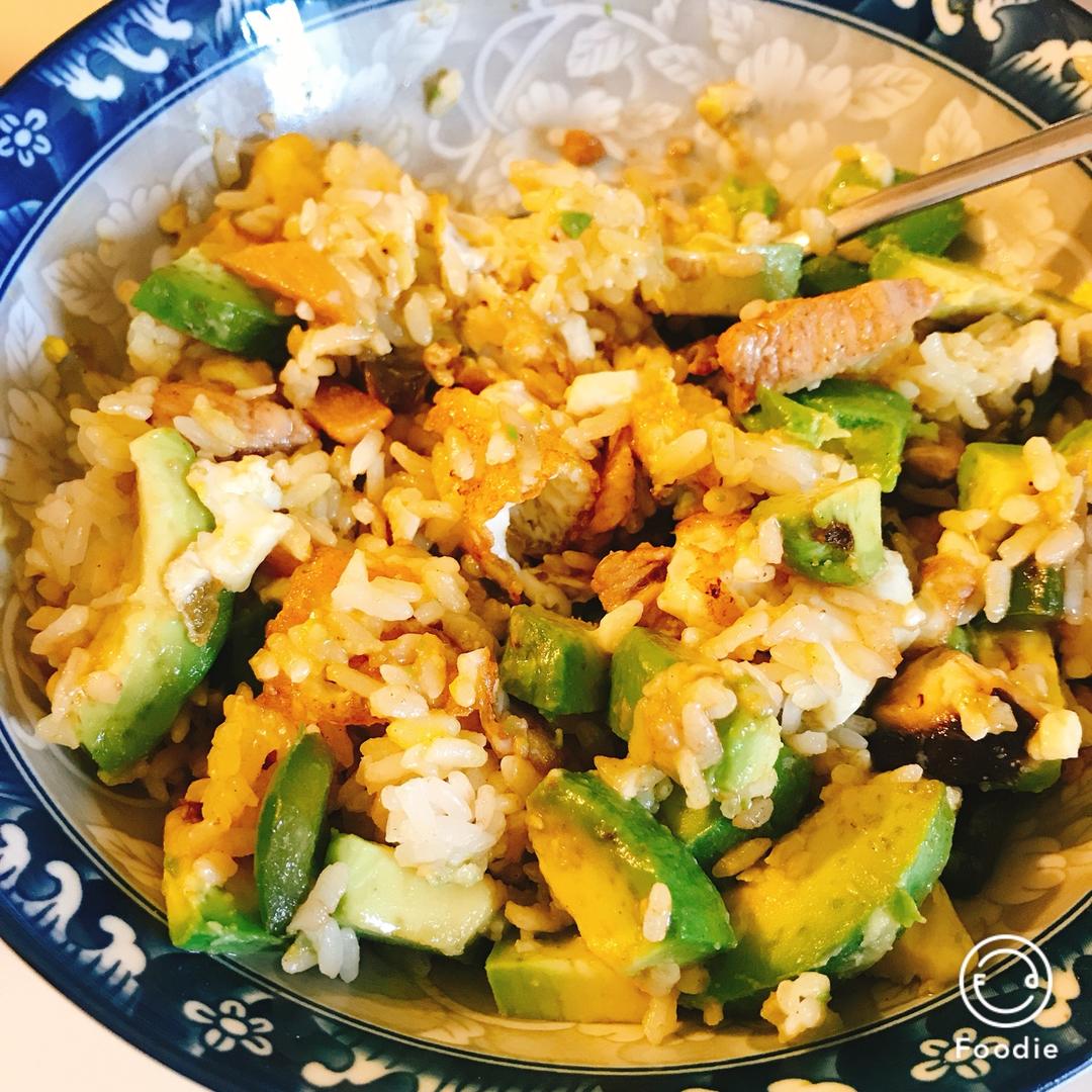 牛油果拌饭