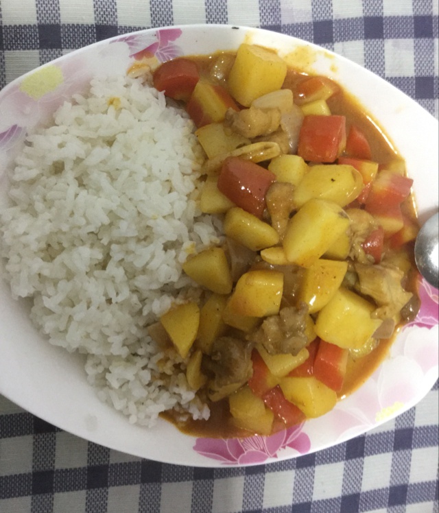 咖喱鸡饭