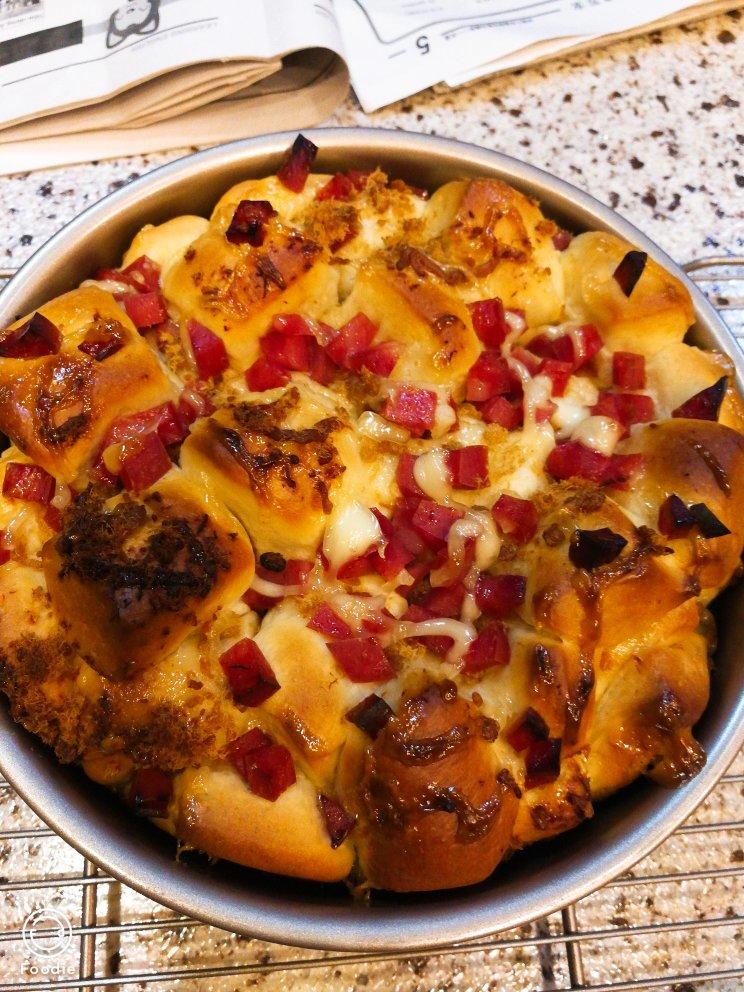 肉松手撕面包—超软会爆浆的面包哟