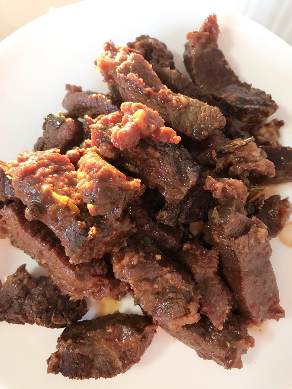 面包机版牛肉干的做法