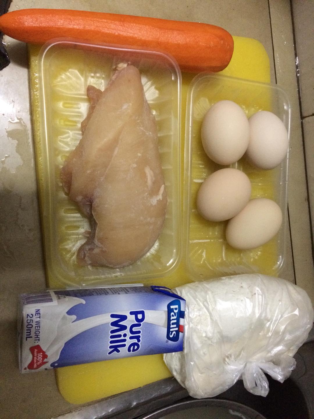 纯奶手撕吐司的做法 步骤1