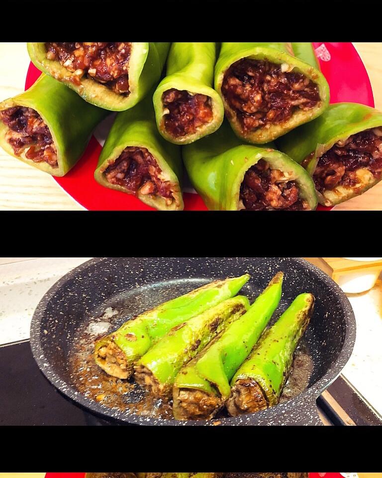 下饭菜肴--青椒酿肉
