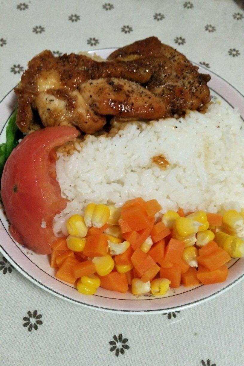照烧鸡腿饭