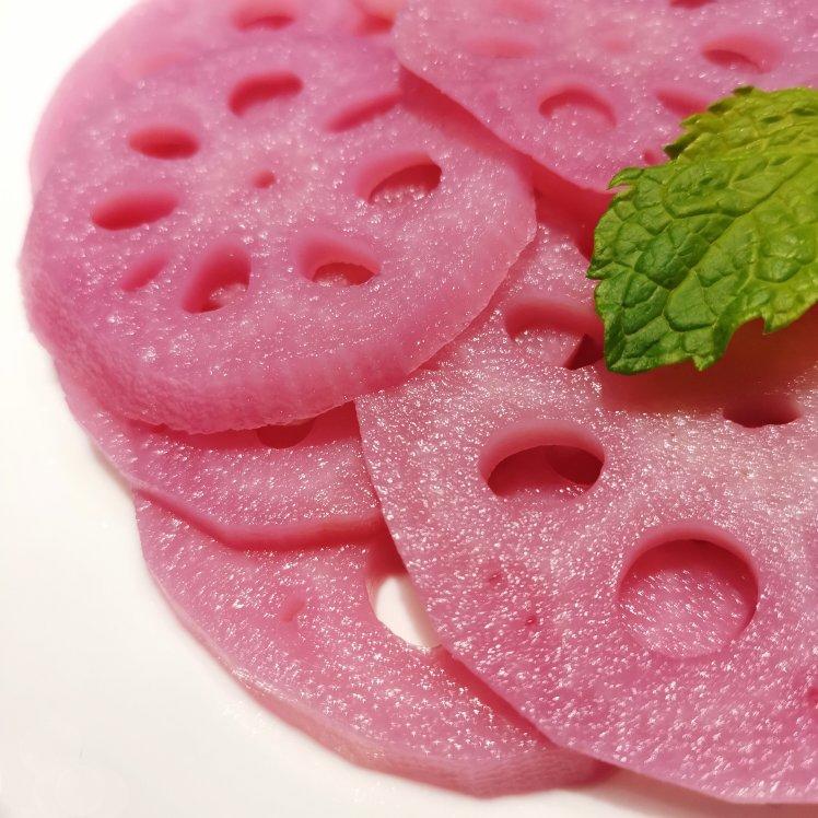 不放油的凉拌胭脂藕