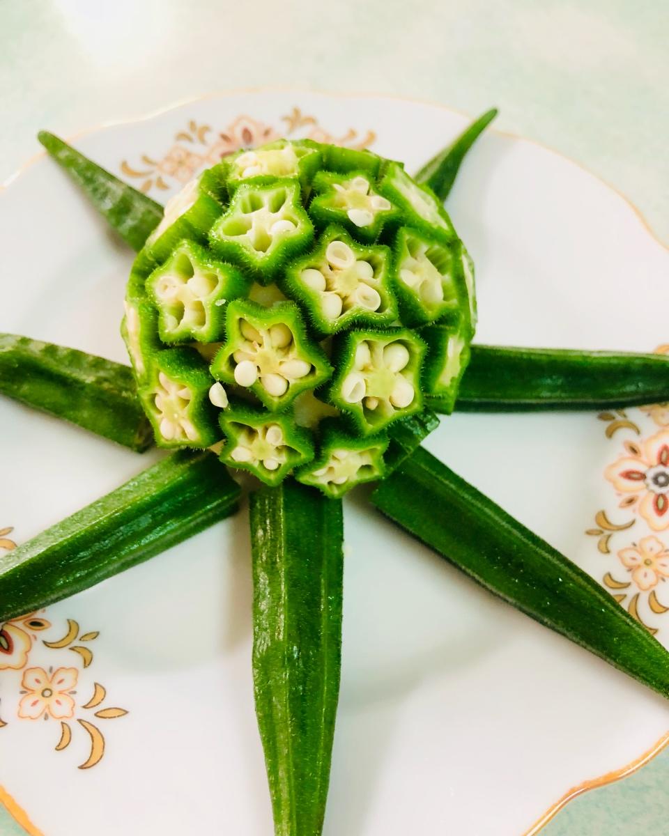 土豆泥秋葵